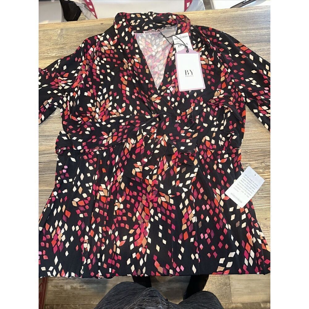 By Design New York Confetti Red Dress. Multi Color. Size XL. NWT. 6